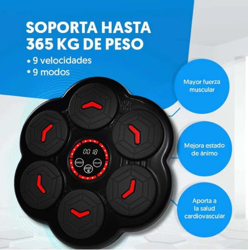 MAQUINA DE BOXEO CON GUANTES BLUETOOTH