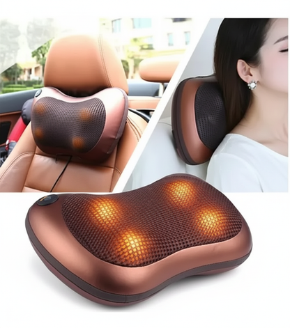 Cojín Masajeador Portátil, con Calor y Vibración