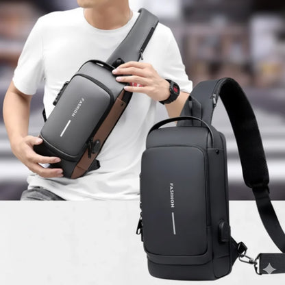 Bolso Mochila Antirrobo con cierre oculto y bloqueo inteligente