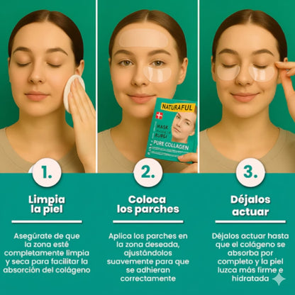 Parches colágeno absorbentes NATURAFUL (50% dcto en la 2da unidad)