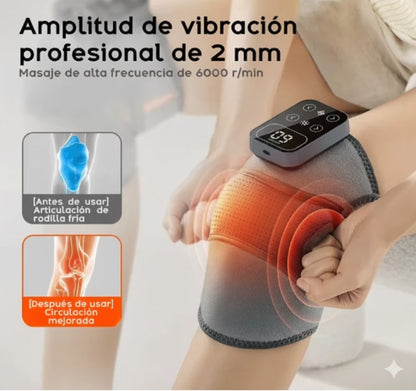 THERMO RELIEF 3 EN 1 - RODILLERA ELÉCTRICA RECARGABLE